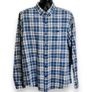 Vineyard Vines Mens Button‎ Shirt XL Slim Longsore Plaid Nautical Preppy Coastal